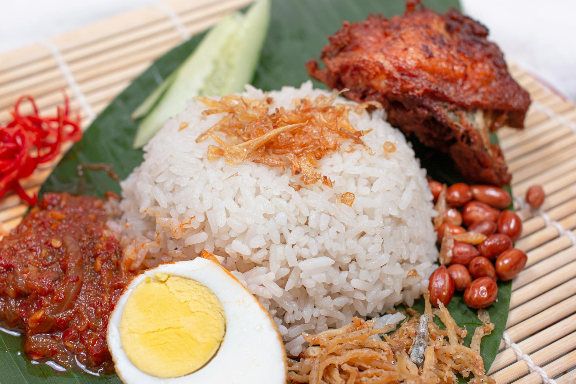 Traditional food of Malaysia + Indonesia