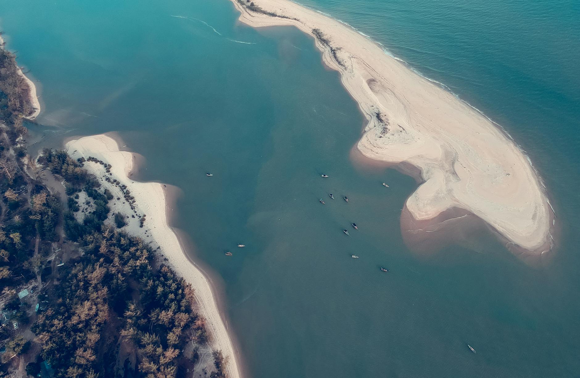 India / Nepal from above