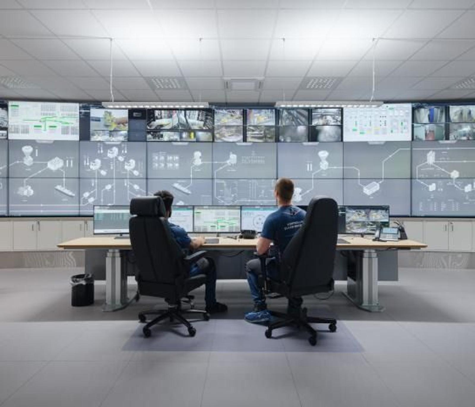 On-site control room