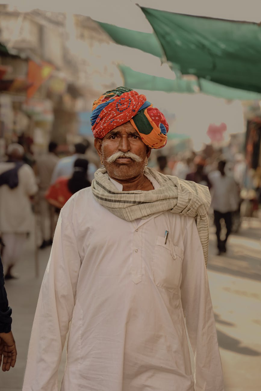 A portrait moment in India