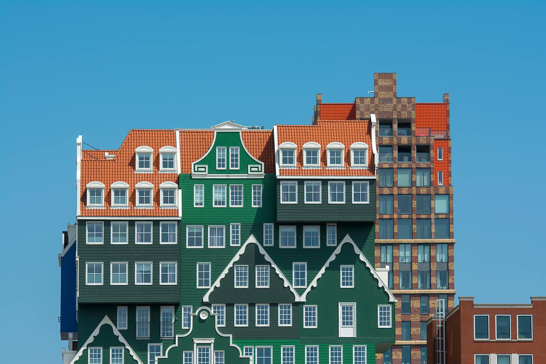 A hotel in Amsterdam, Netherlands + France + Switzerland + Italy