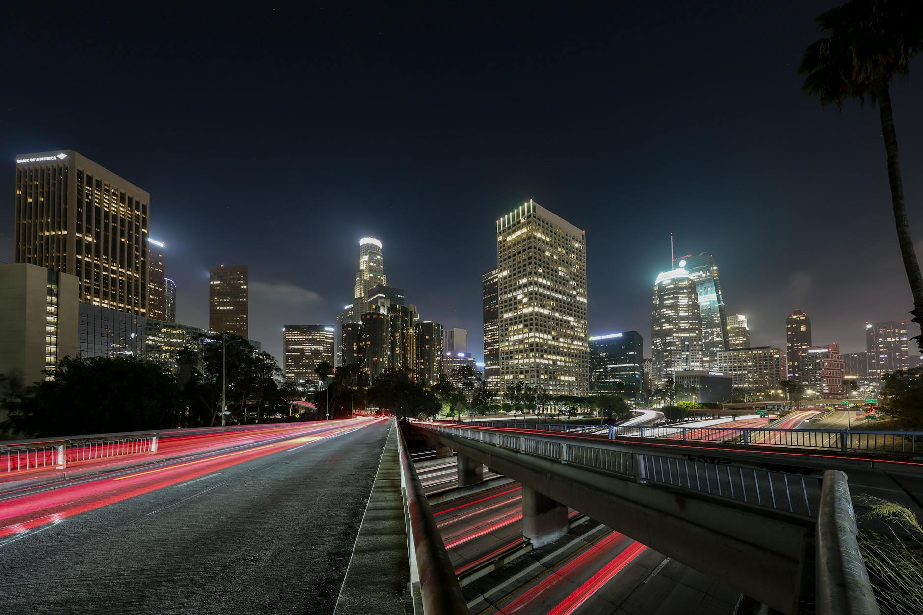 City architecture at night