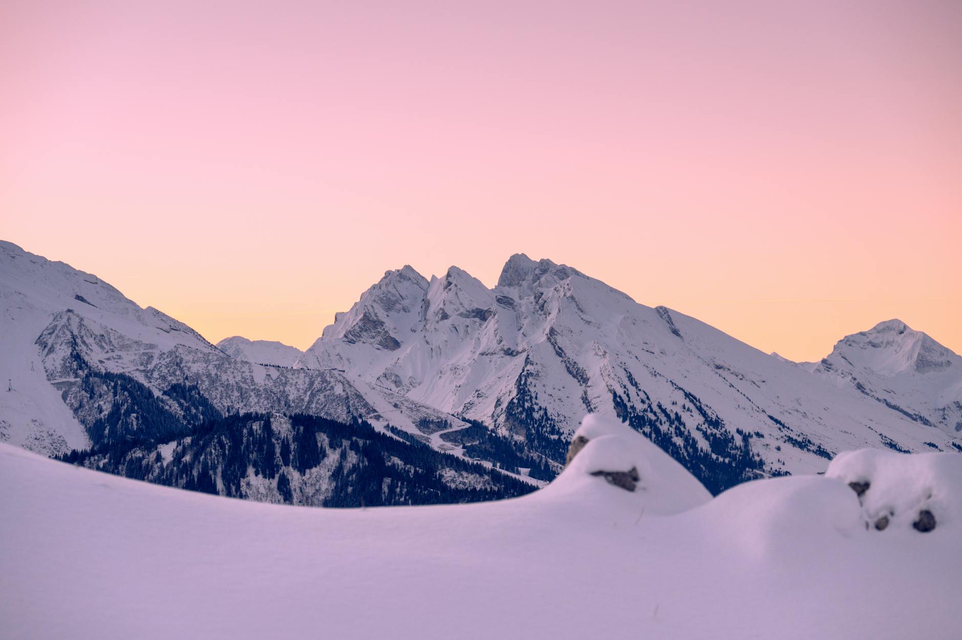 Switzerland + France at golden hour
