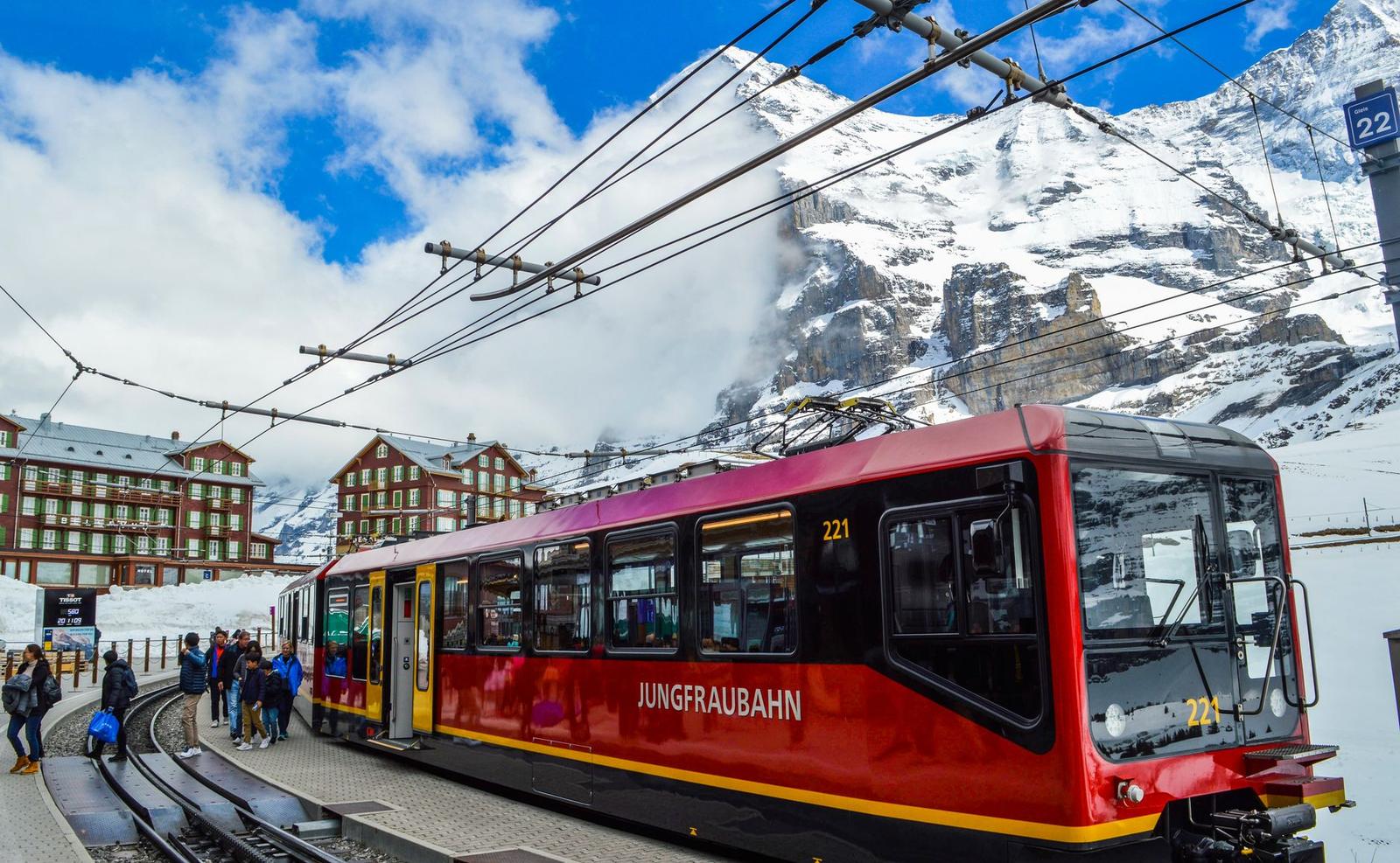 Mt Titlis & Eiger Express, UK + Netherlands + France + Switzerland + Italy