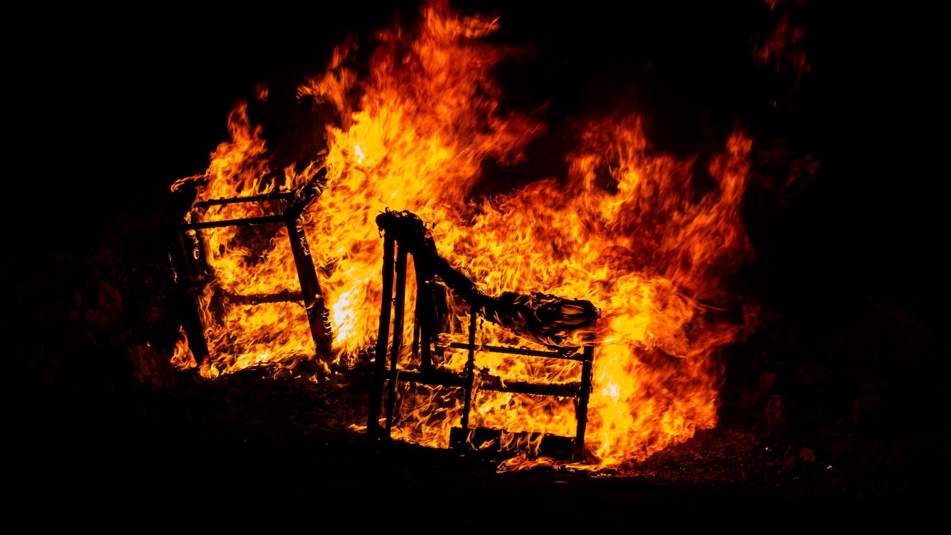 Yanardag burning — Baku, Azerbaijan