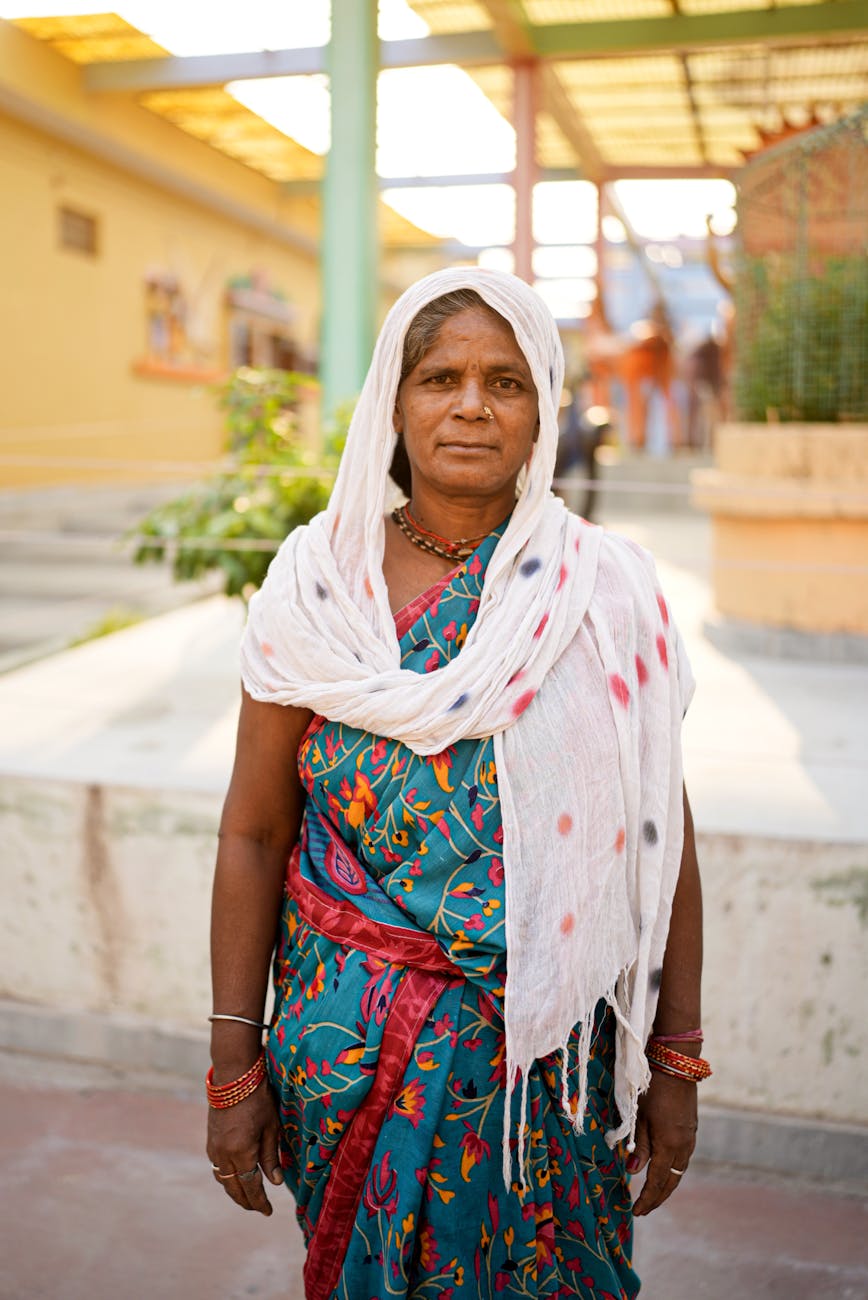 A portrait moment in India