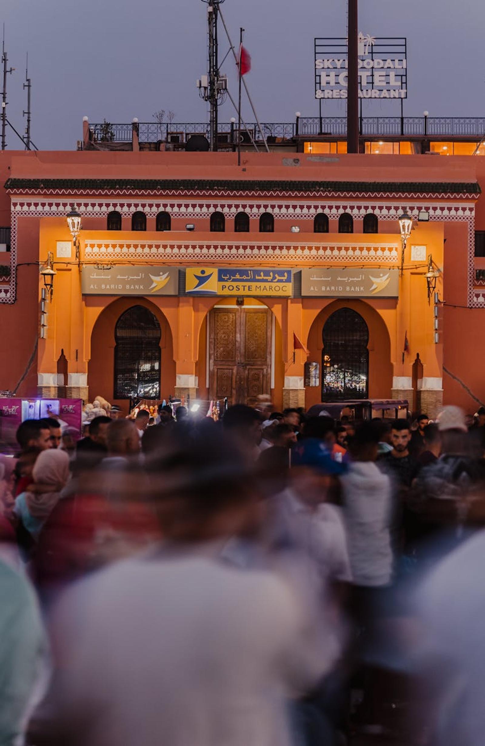 Jemaa El-Fna At Midnight. Wide Awake., Morocco