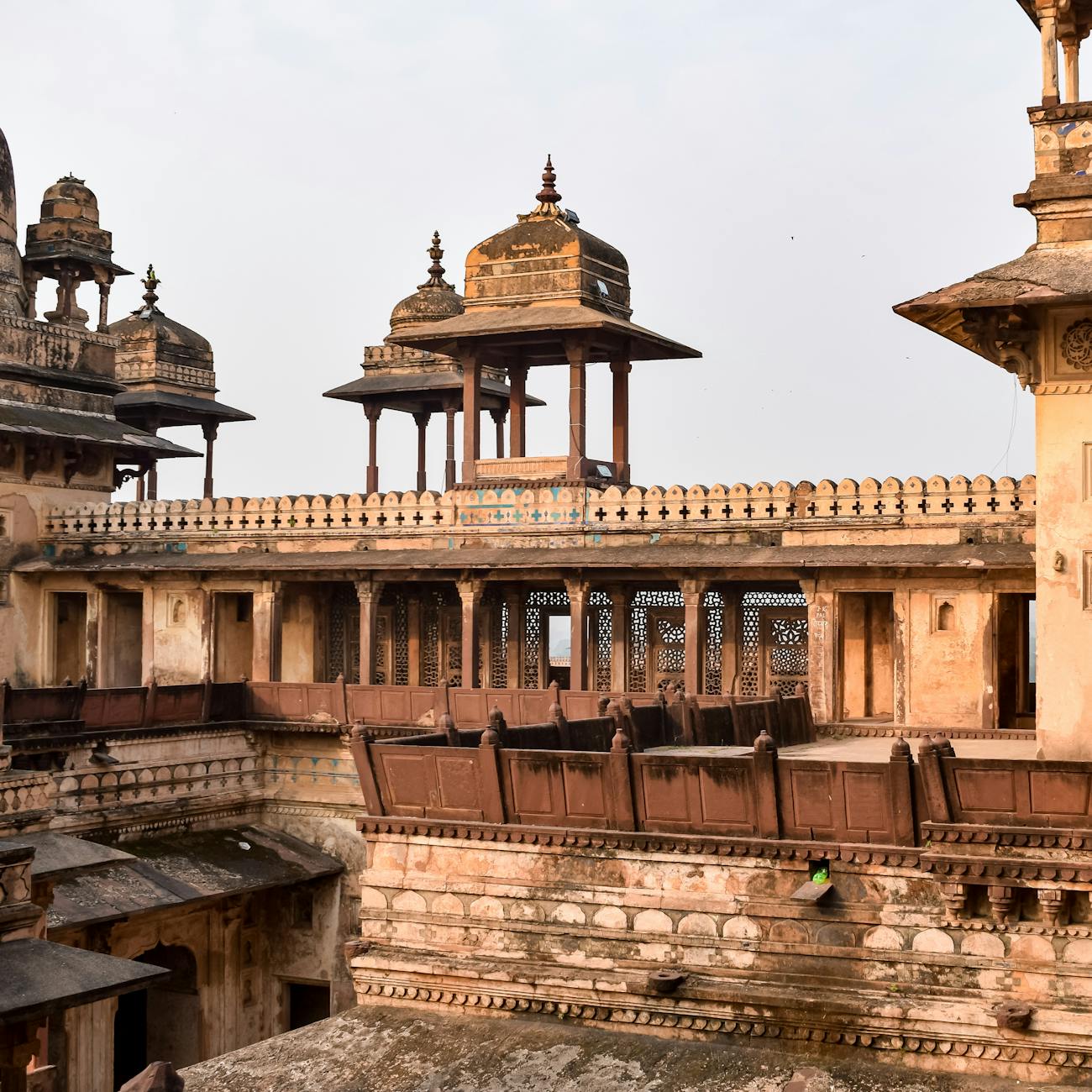 A hotel in Orchha, India