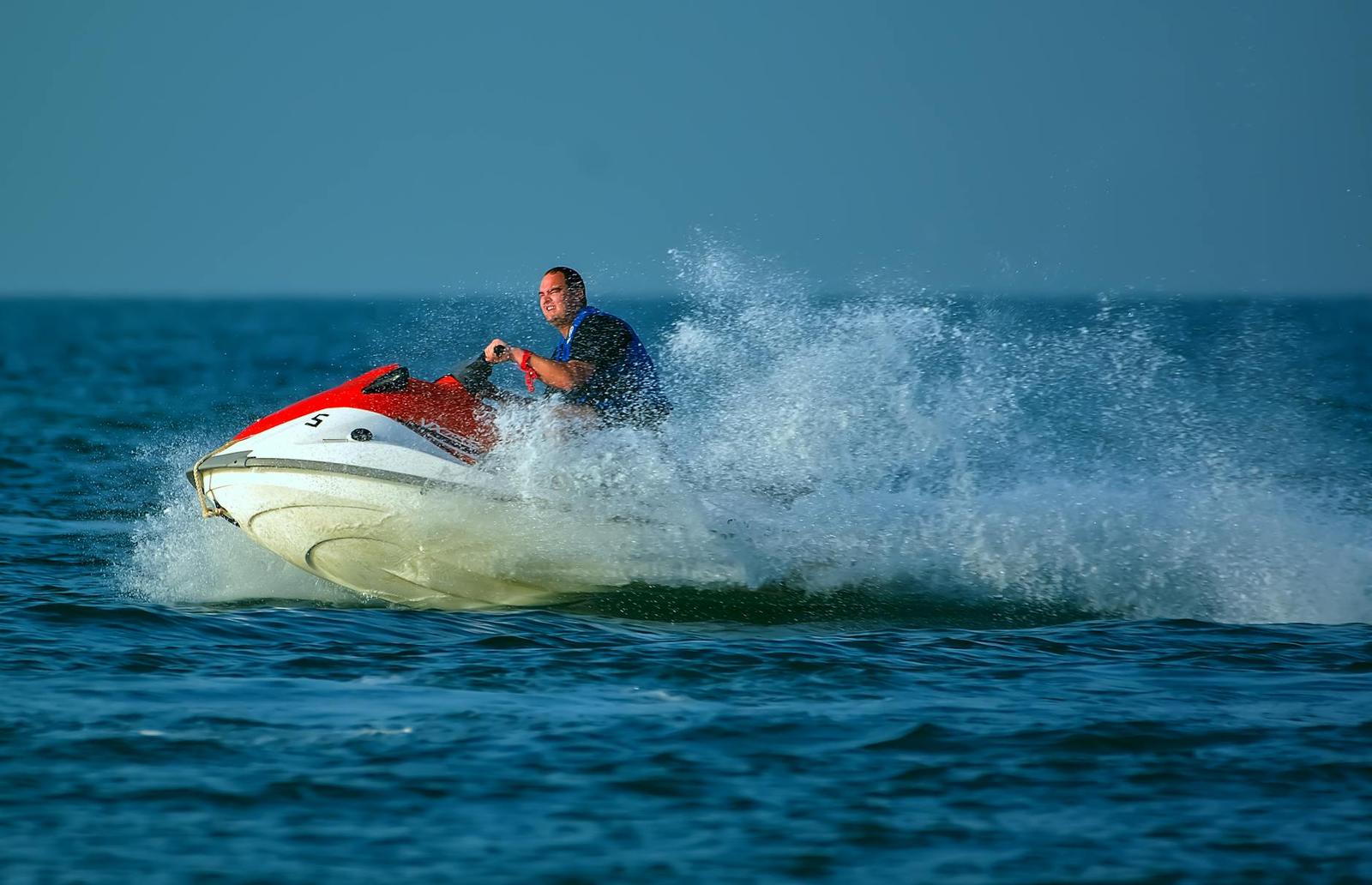 Jet ski spray — Seminyak, Indonesia