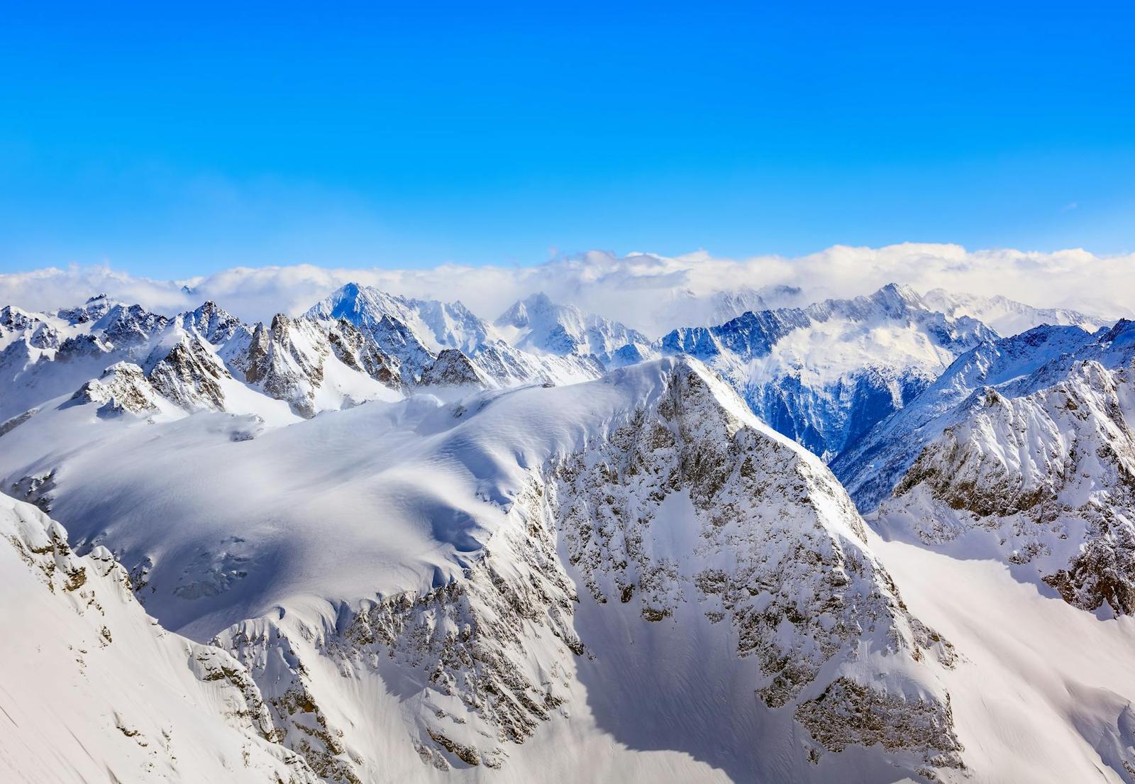Mt Titlis, Netherlands + France + Switzerland + Italy