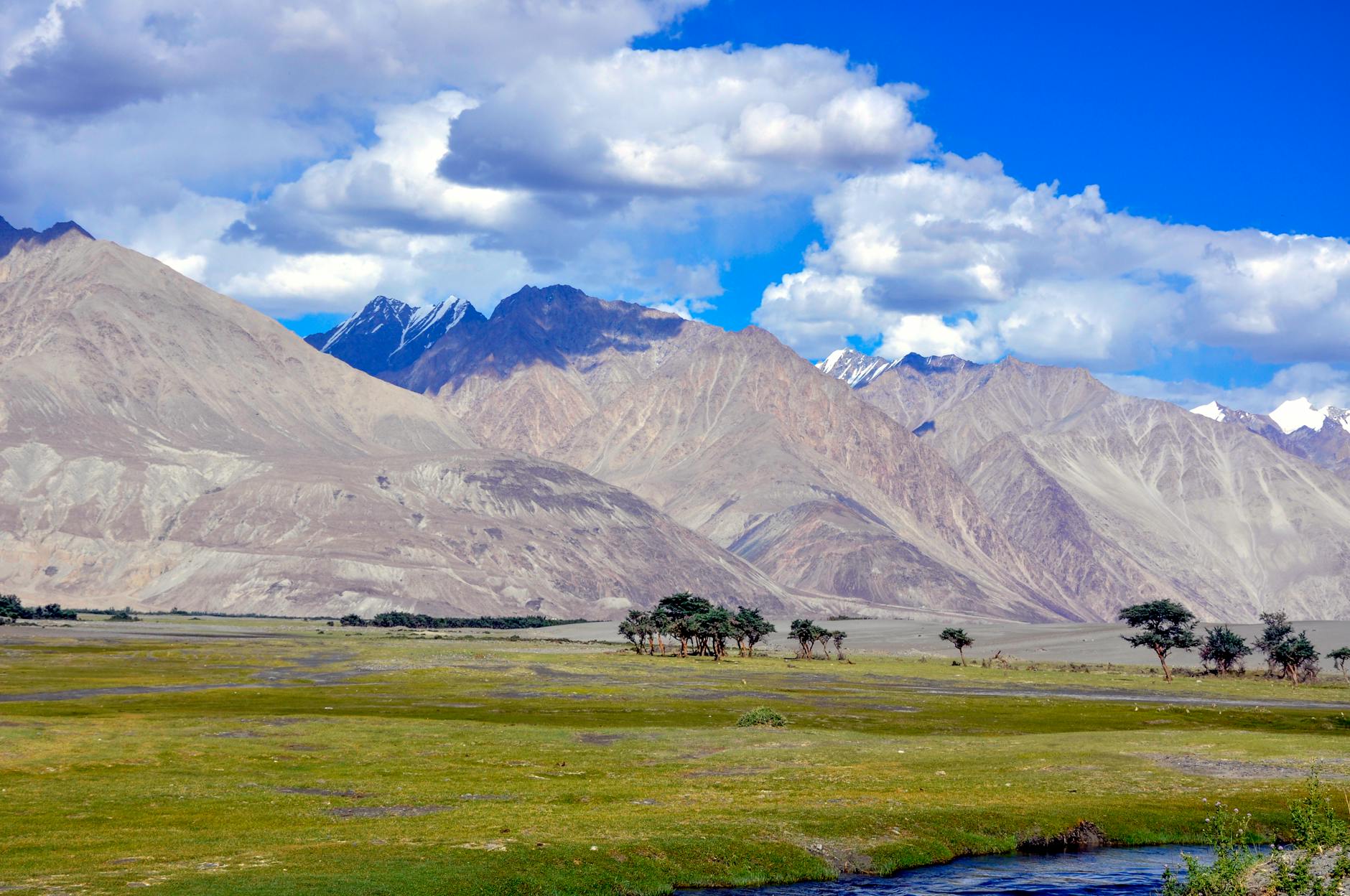 A hotel in Nubra Valley, India