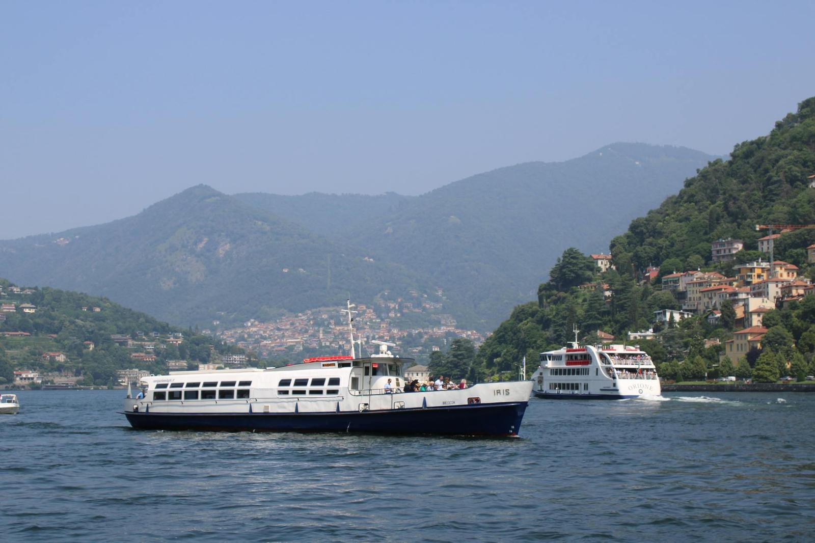 Lake Como Boat Cruise, France + Germany + Switzerland + Italy