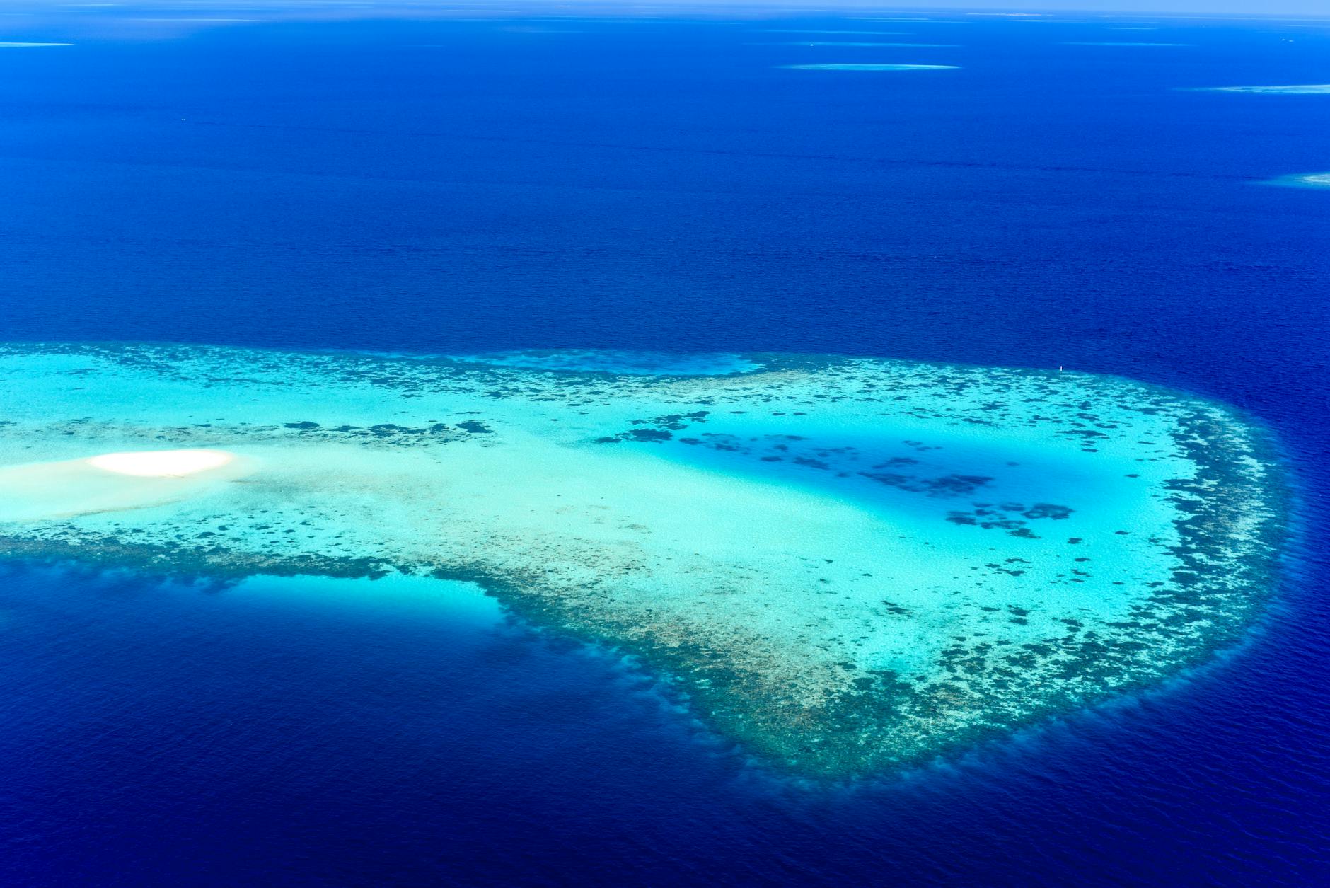 Maldives from above