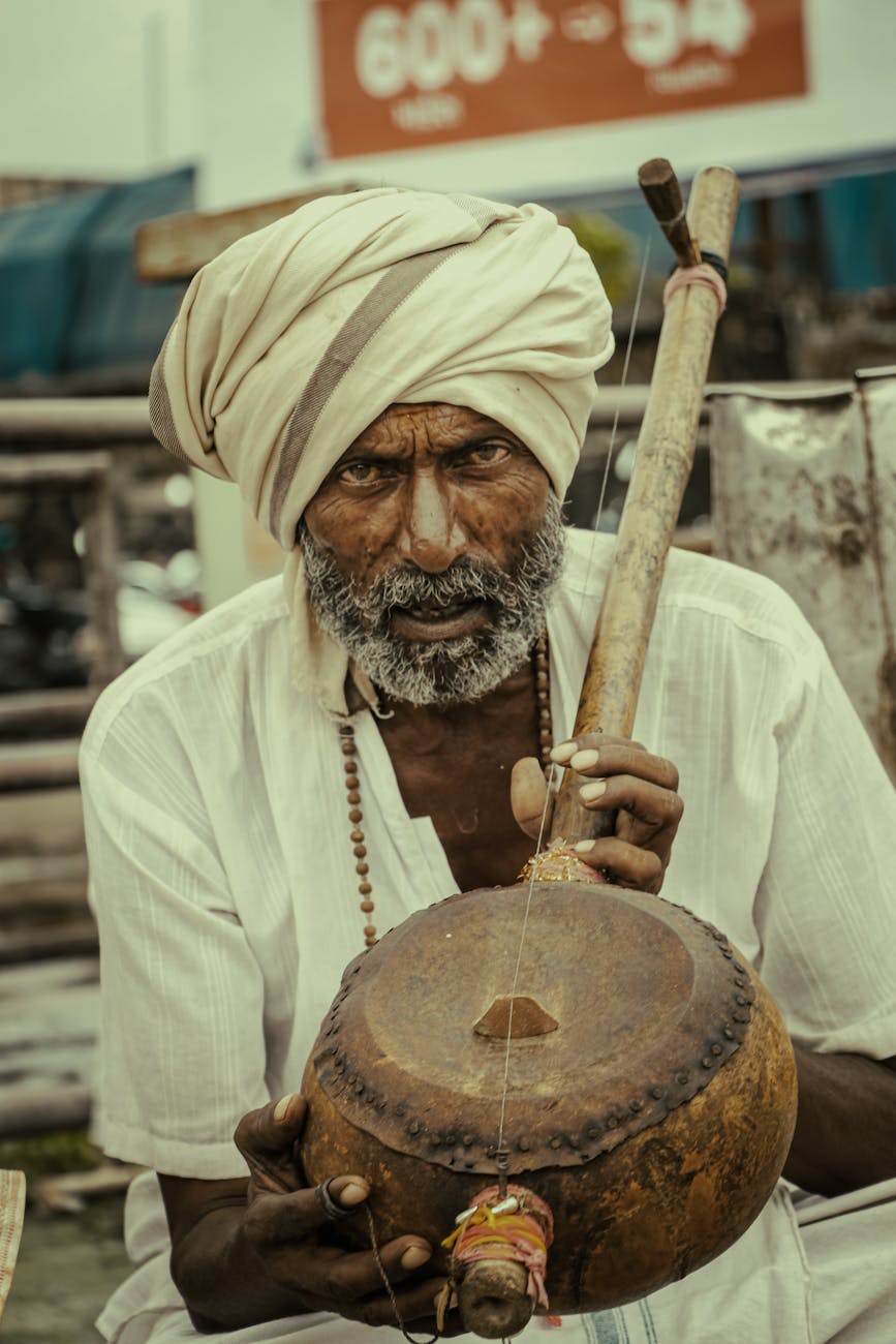 A portrait moment in India