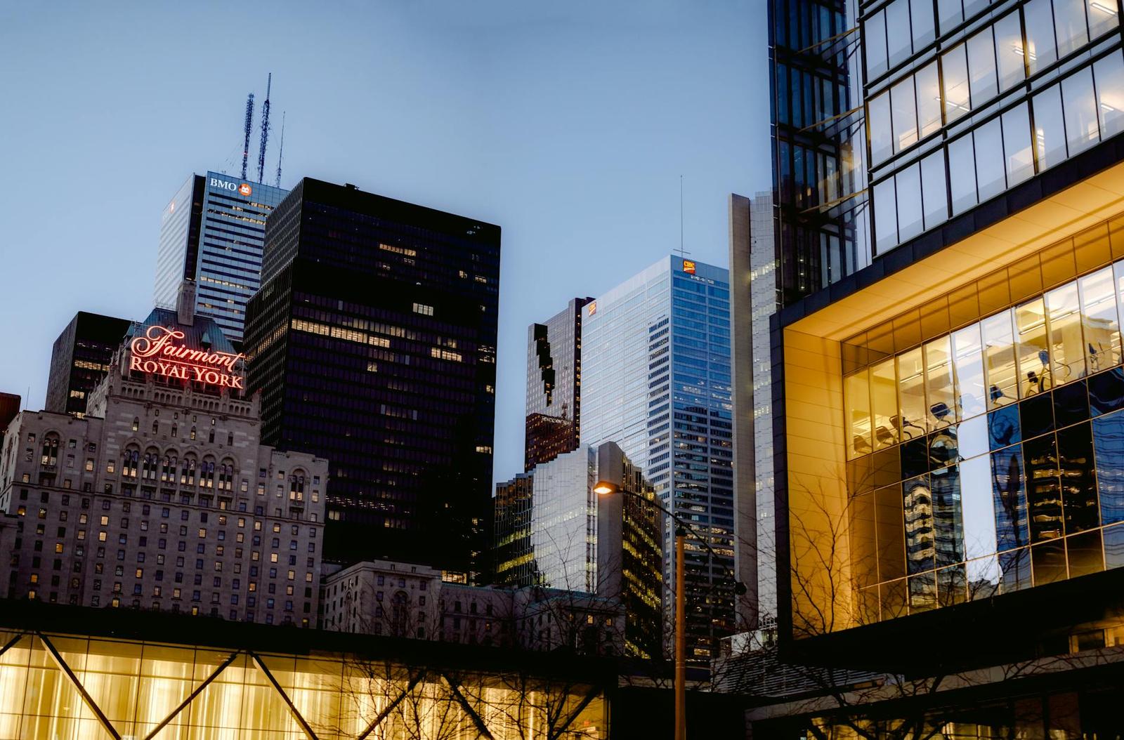 A hotel in Toronto, Canada