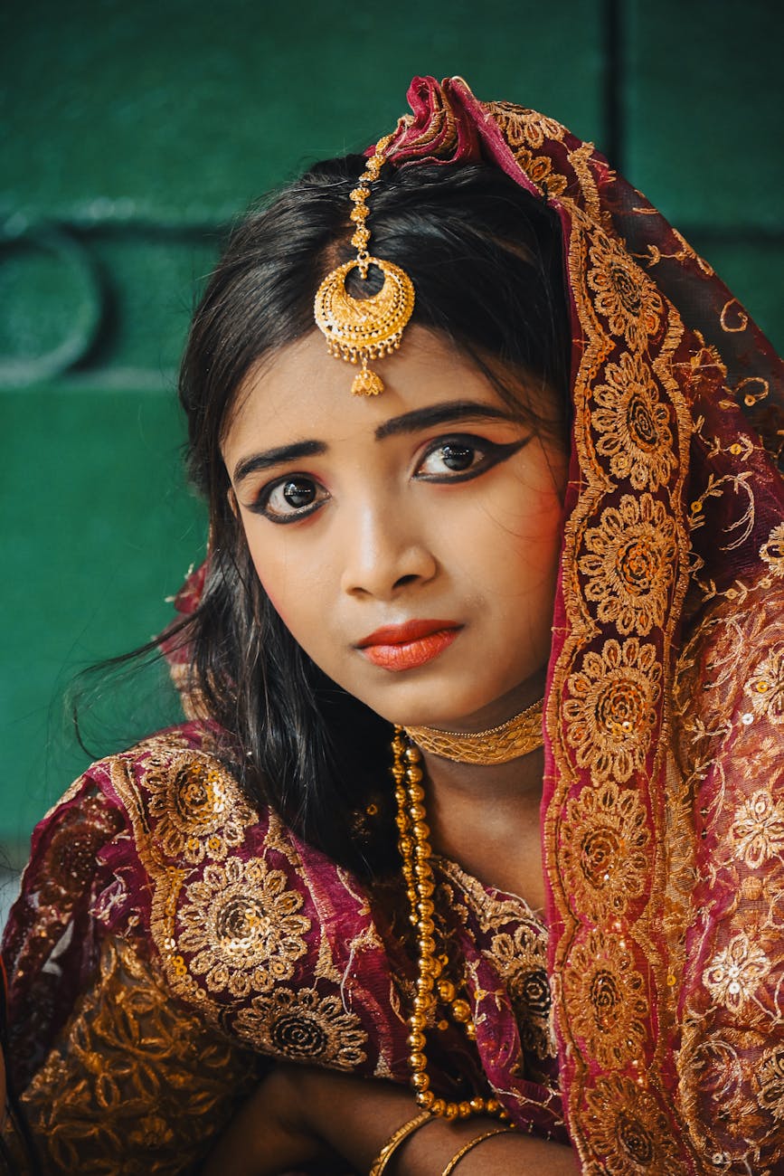 A portrait moment in India