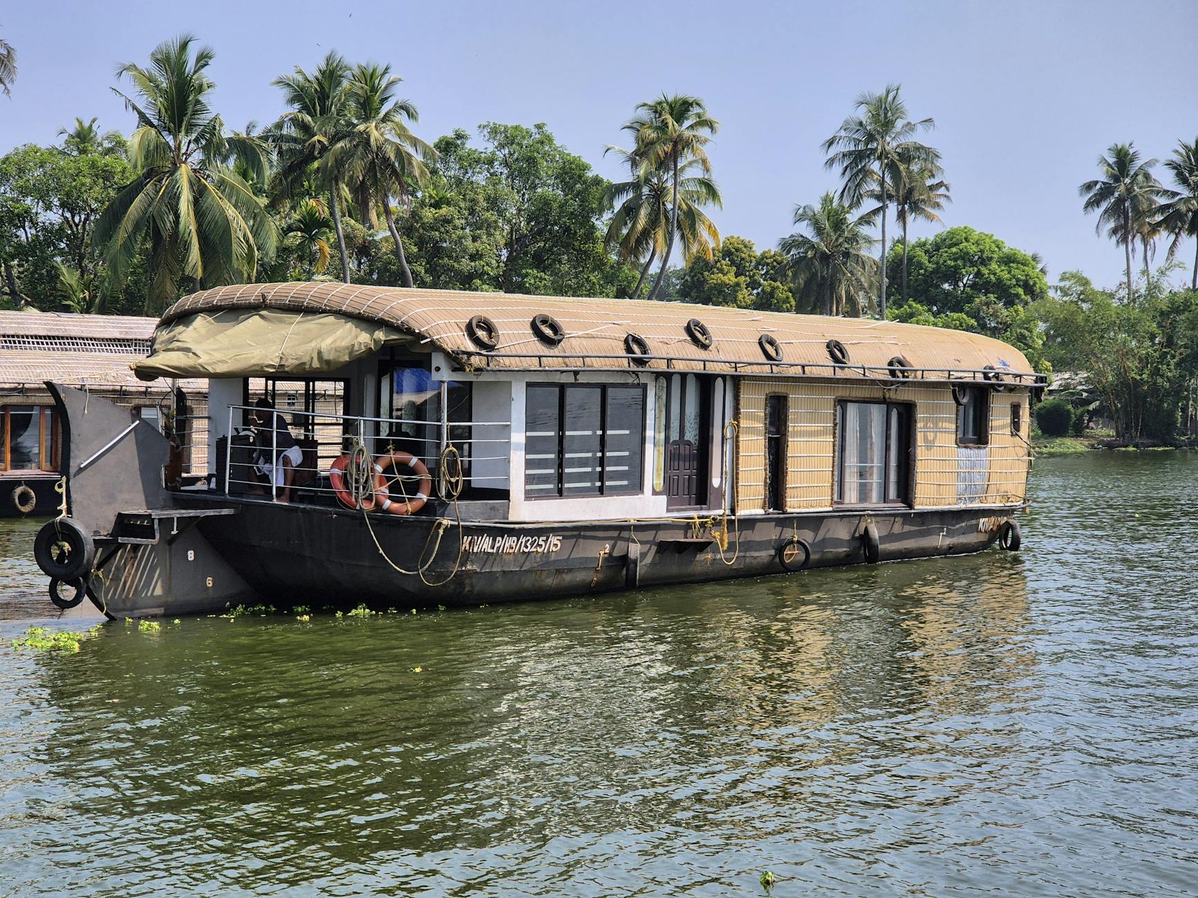 A hotel in Alleppey, India