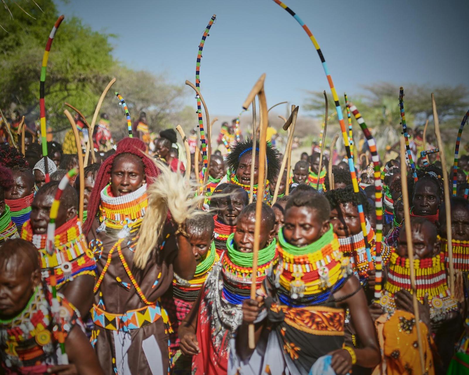Samburu architecture at night