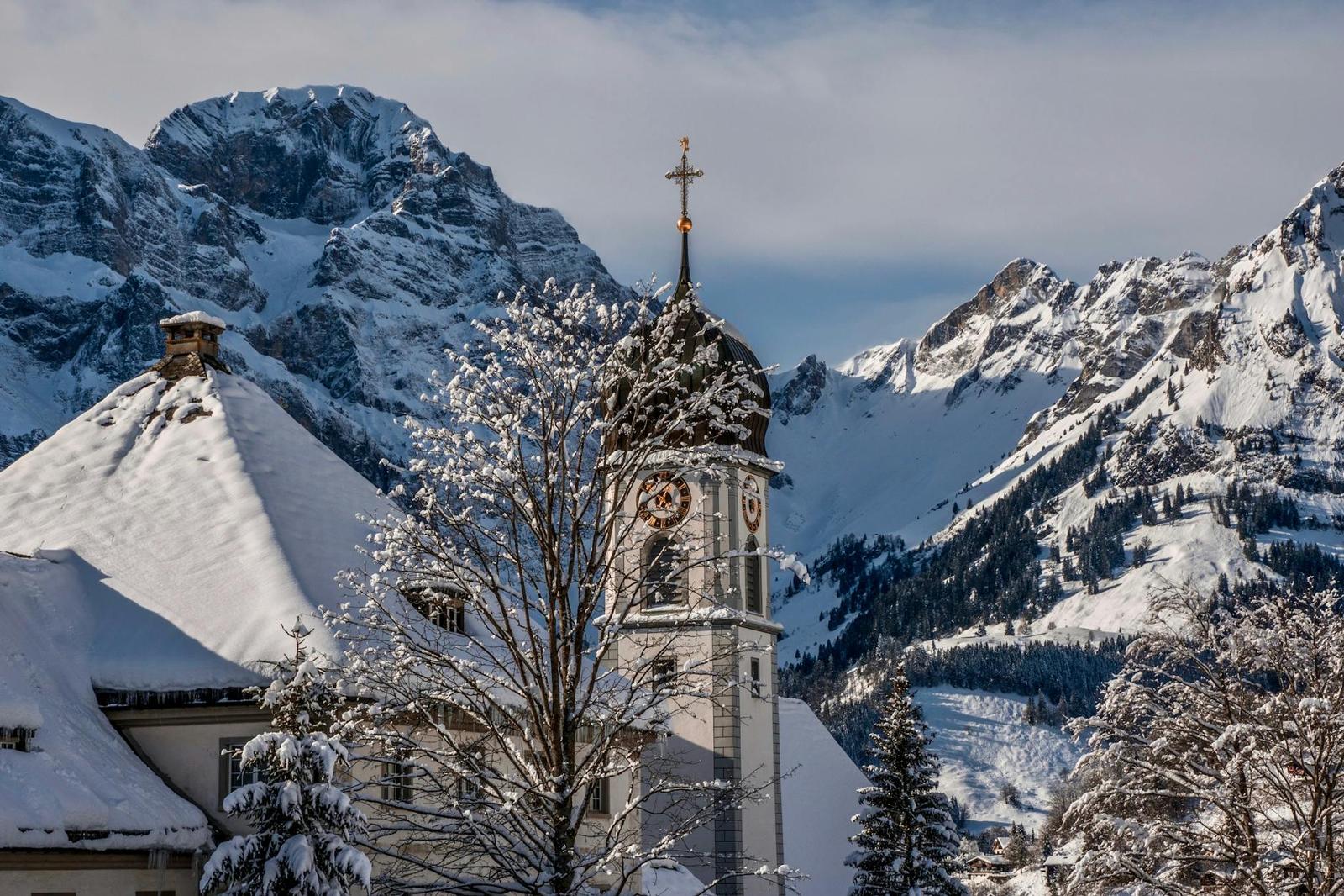 A hotel in Engelberg, France + Germany + Switzerland + Italy