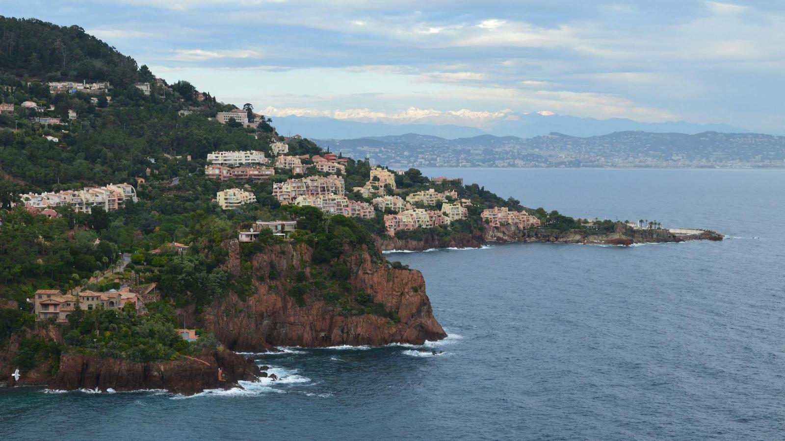 French Riviera Coastline, France