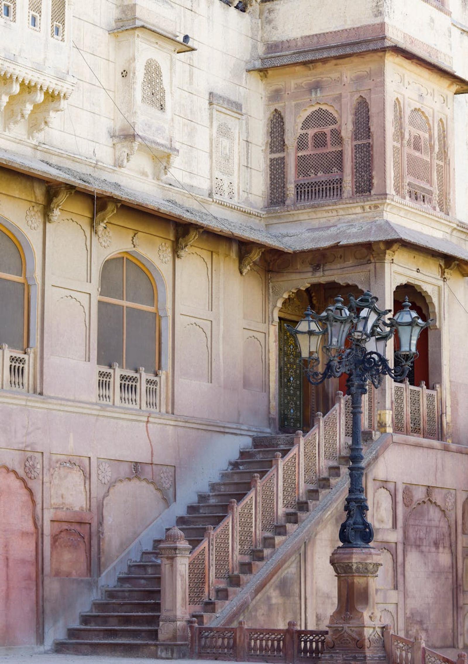 Explore the intricate architecture of Junagarh Fort in Bikaner