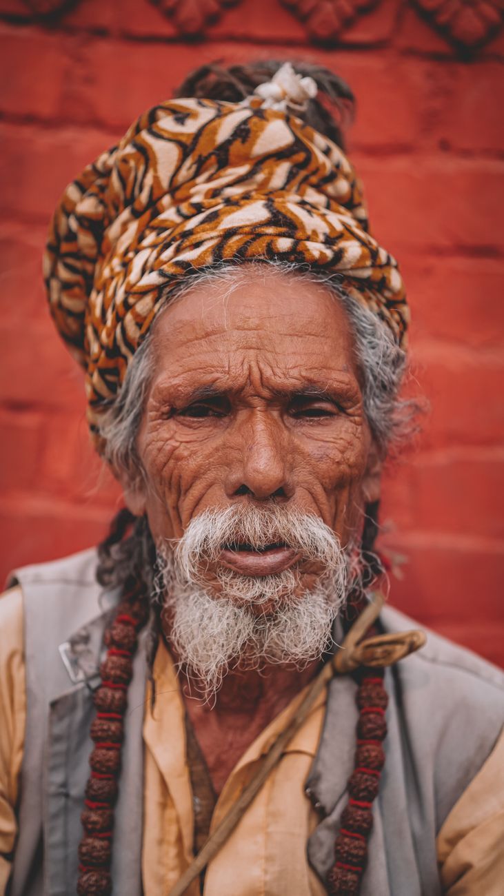 A portrait moment in India