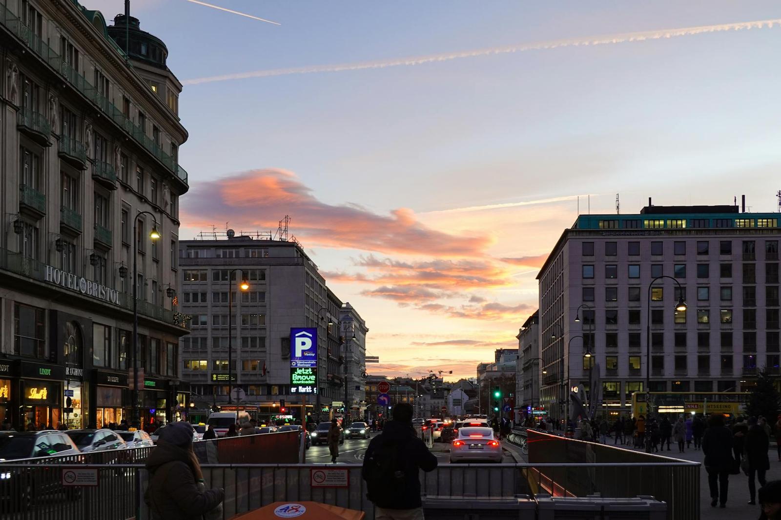 A hotel in Vienna, Czechia + Austria + Hungary