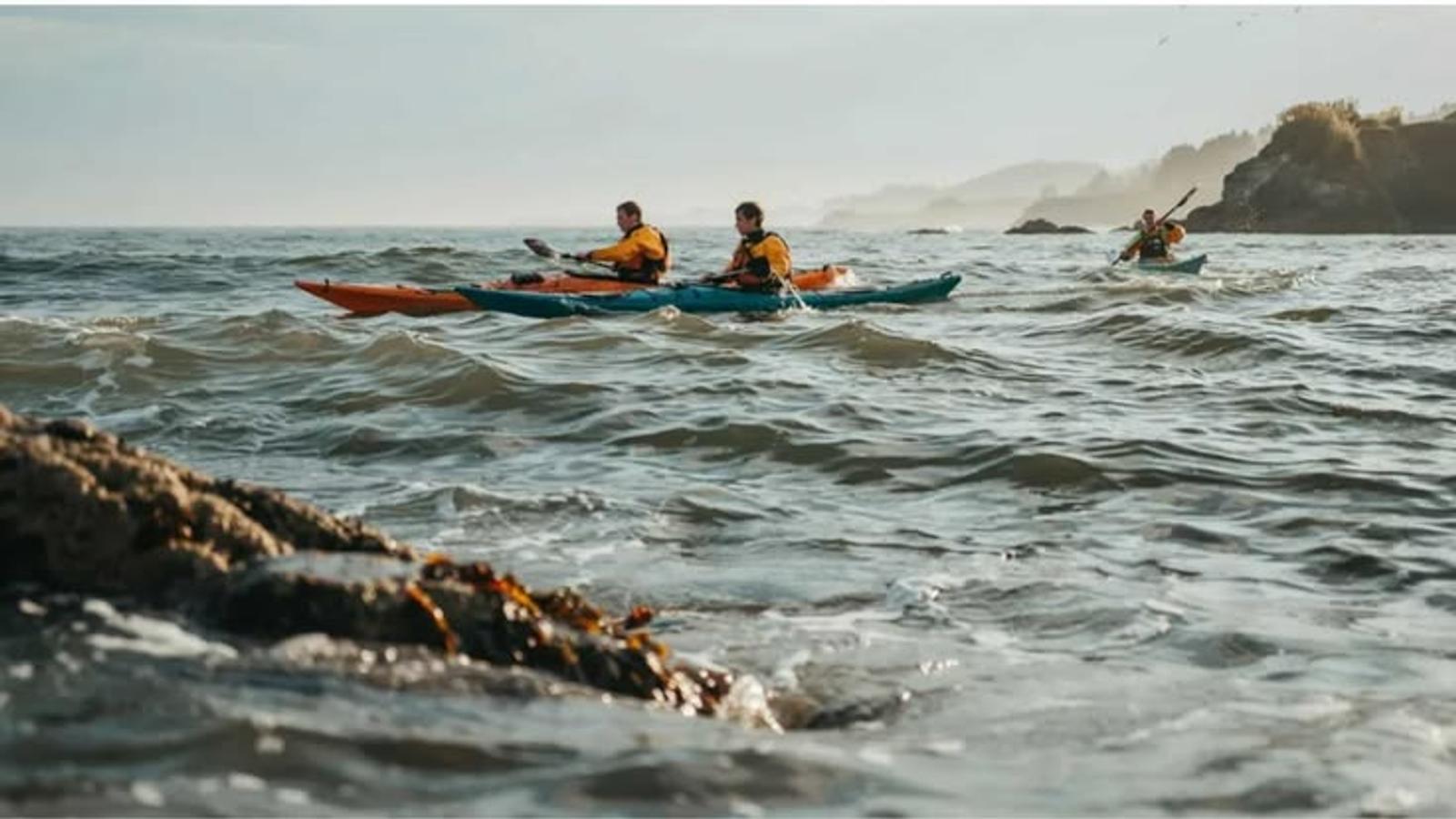 Sea-kayak crossings