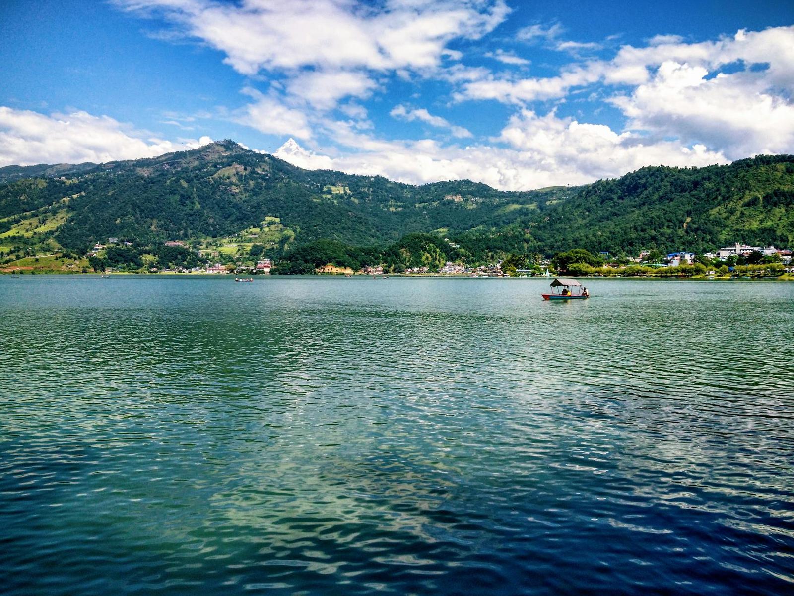 Pokhara Phewa Lake, Nepal
