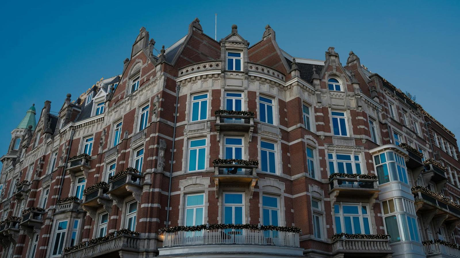 A hotel in Amsterdam, UK + Netherlands + France + Switzerland + Italy