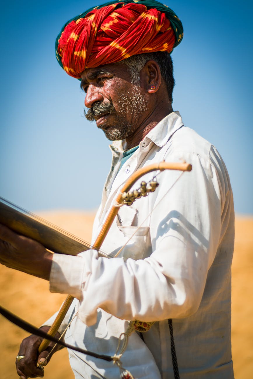 A portrait moment in India