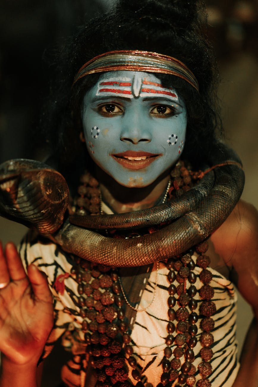 A portrait moment in India