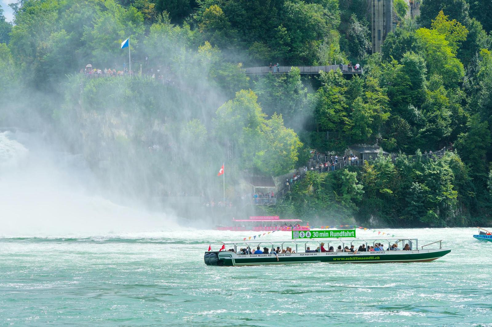 Rhinefalls Tour on day 9, Italy + Switzerland