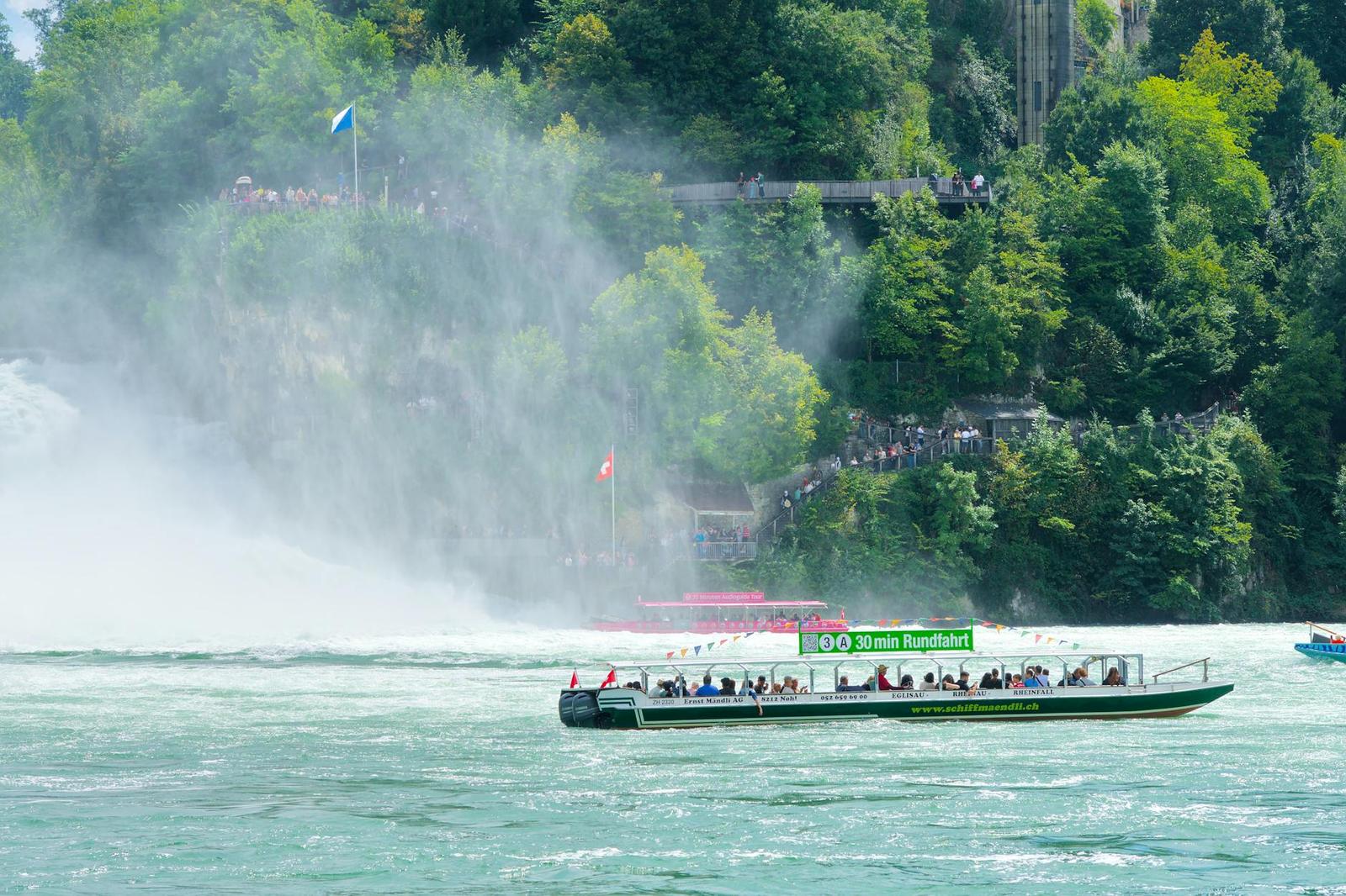 Rhinefalls Tour on day 9, Italy + Switzerland