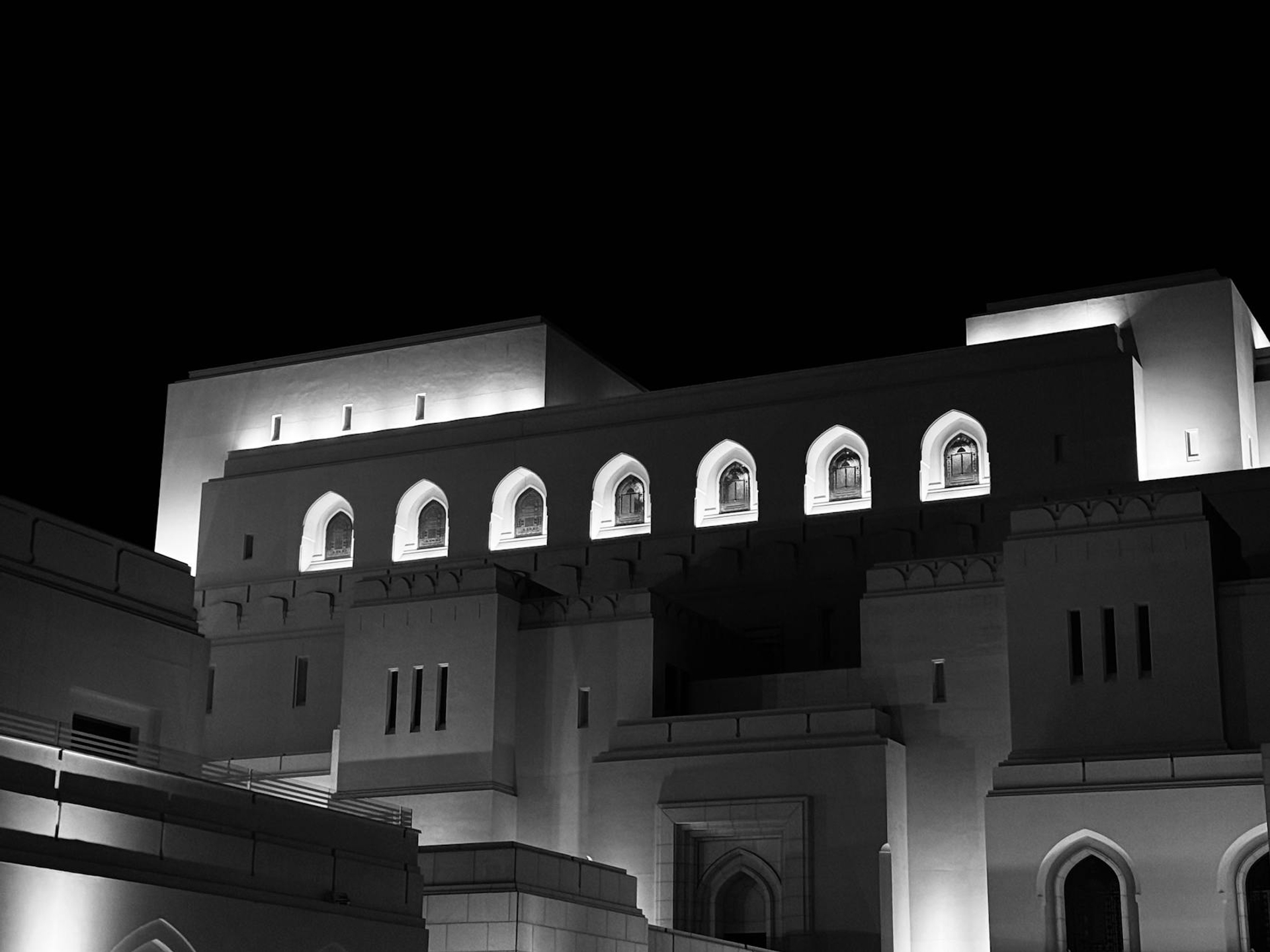 DAY AT LEISURE architecture at night