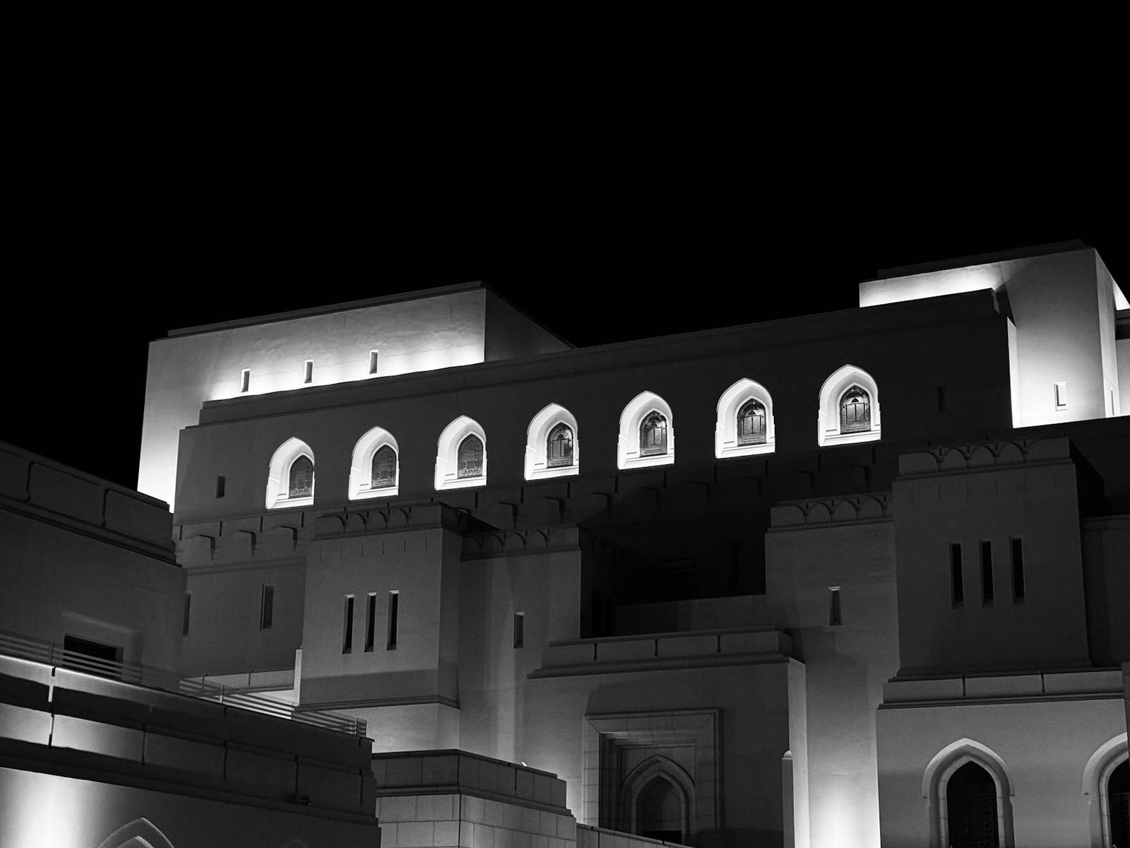 DAY AT LEISURE architecture at night