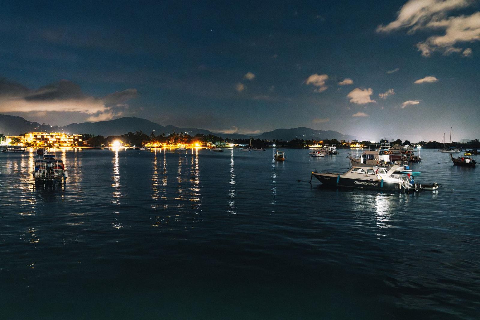 Plankton lighting — Phuket, Thailand