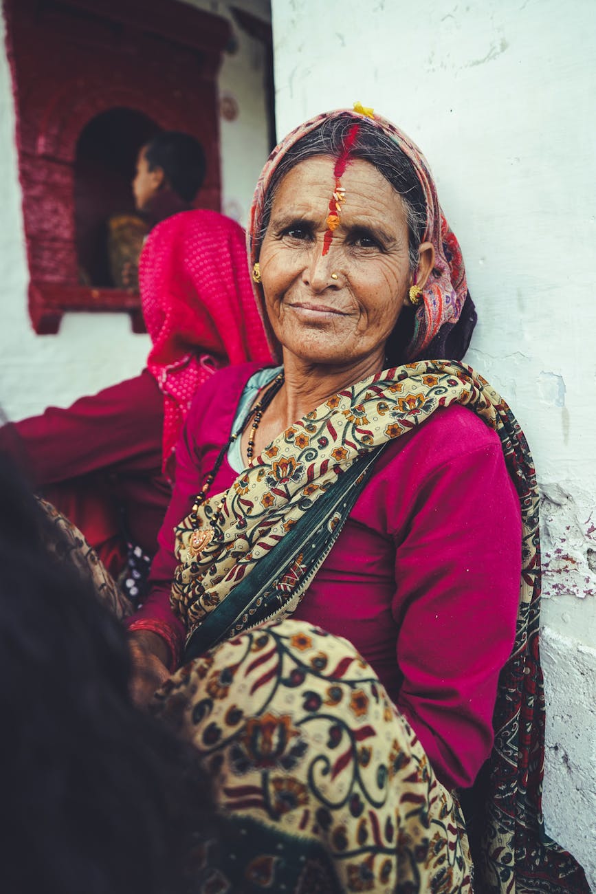 A portrait moment in India