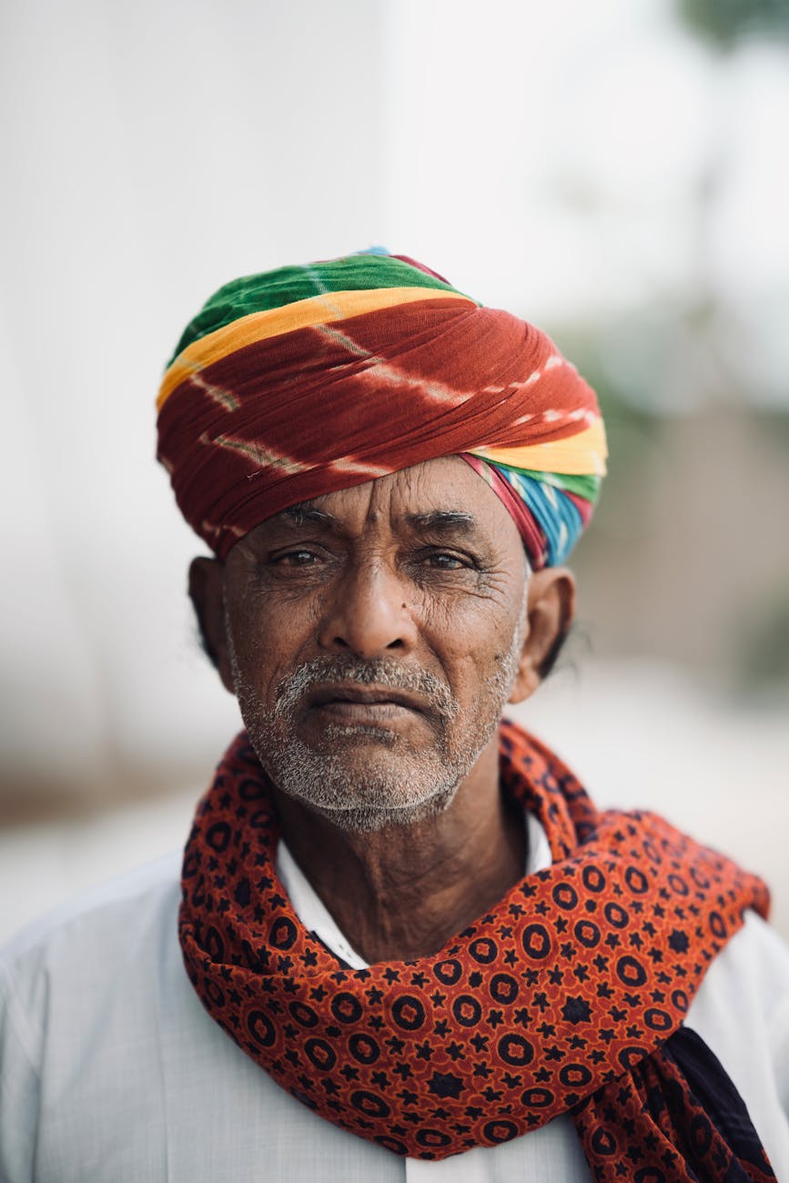 A portrait moment in India