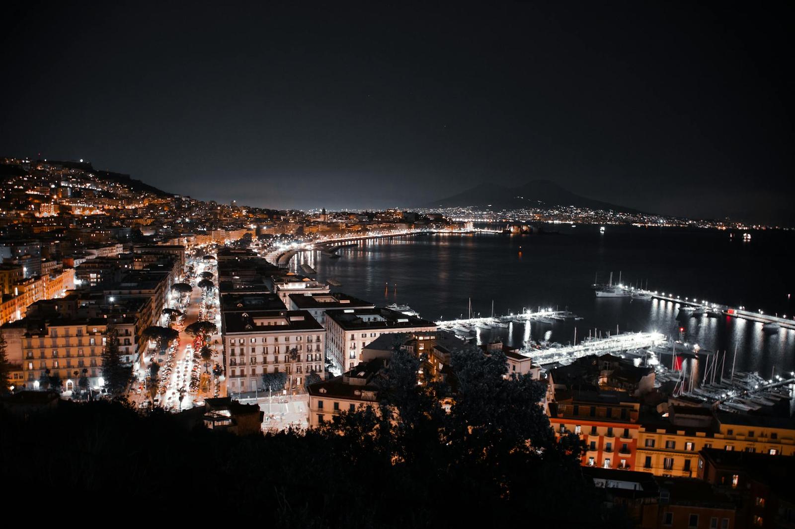 Mount architecture at night