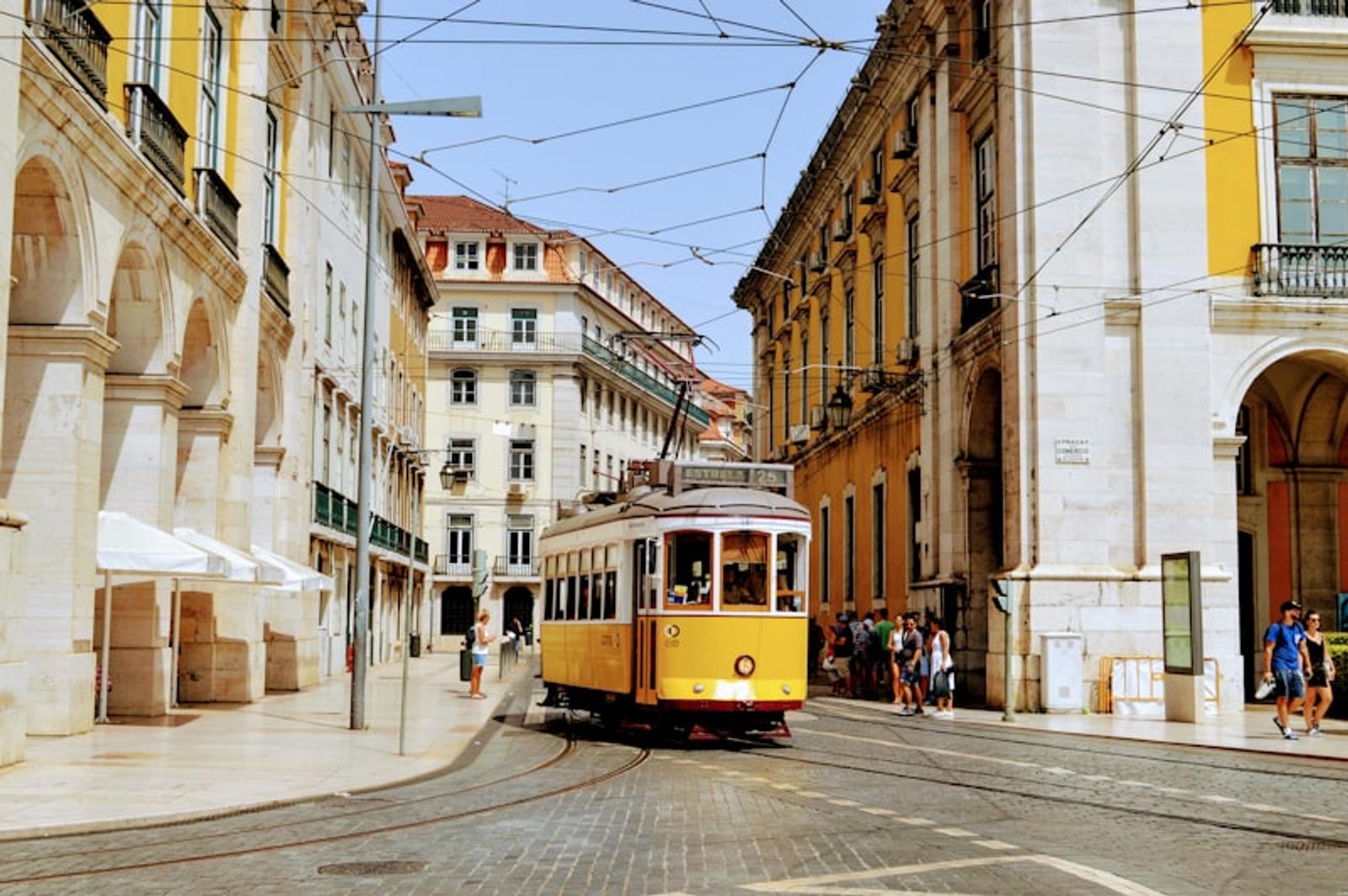 Lisbon Alfama tram