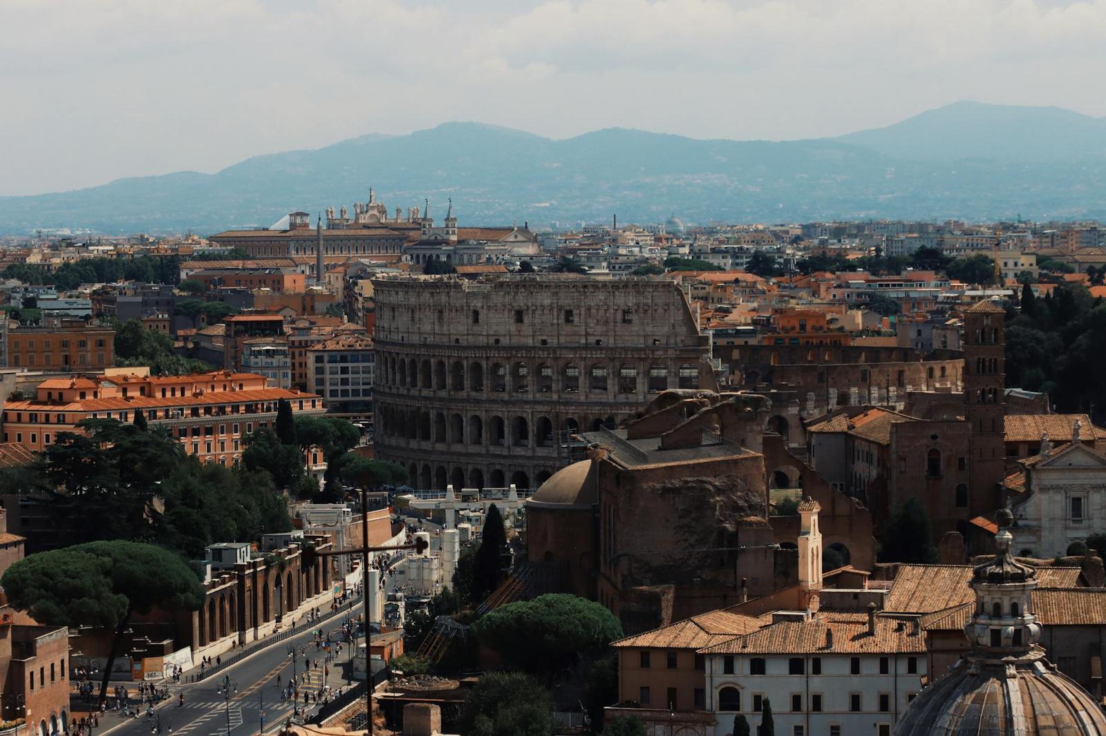 Rome on day 8, Spain + France + Italy