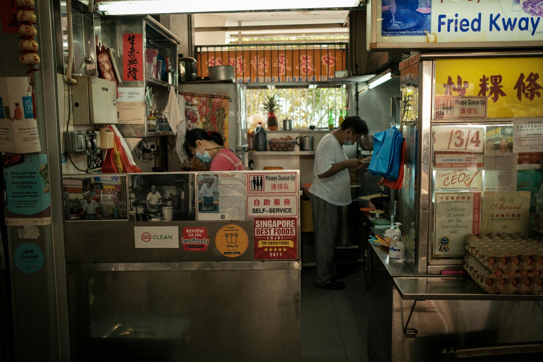 Traditional food of Singapore