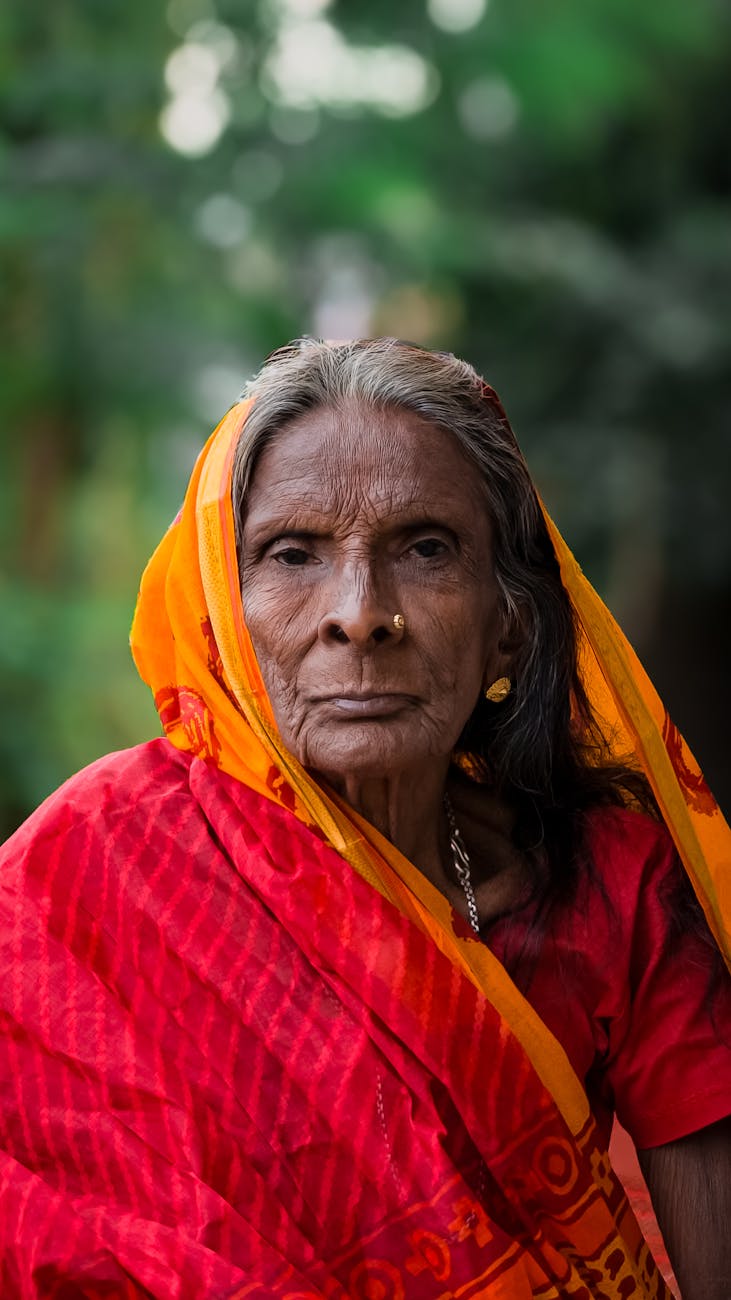 A portrait moment in India