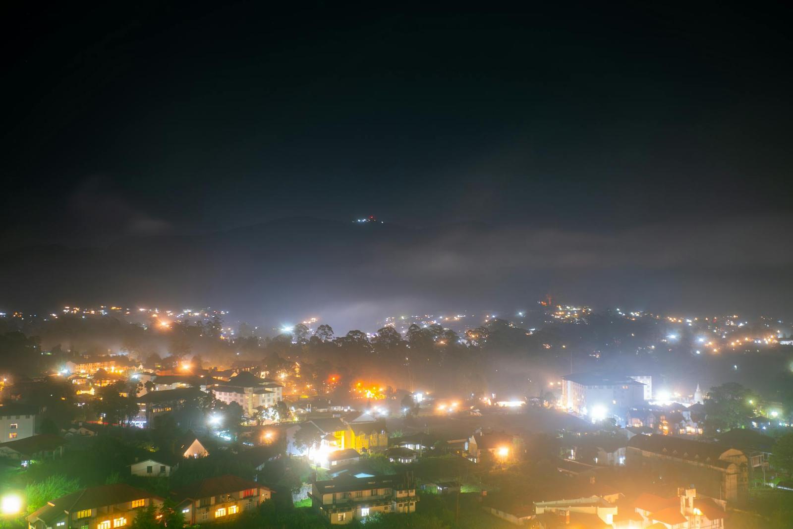 Nuwara architecture at night