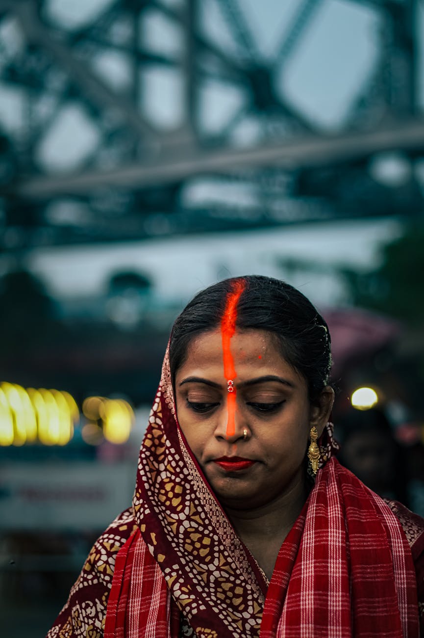 A portrait moment in India