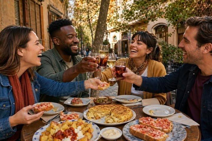 Tapas & cava walking trail