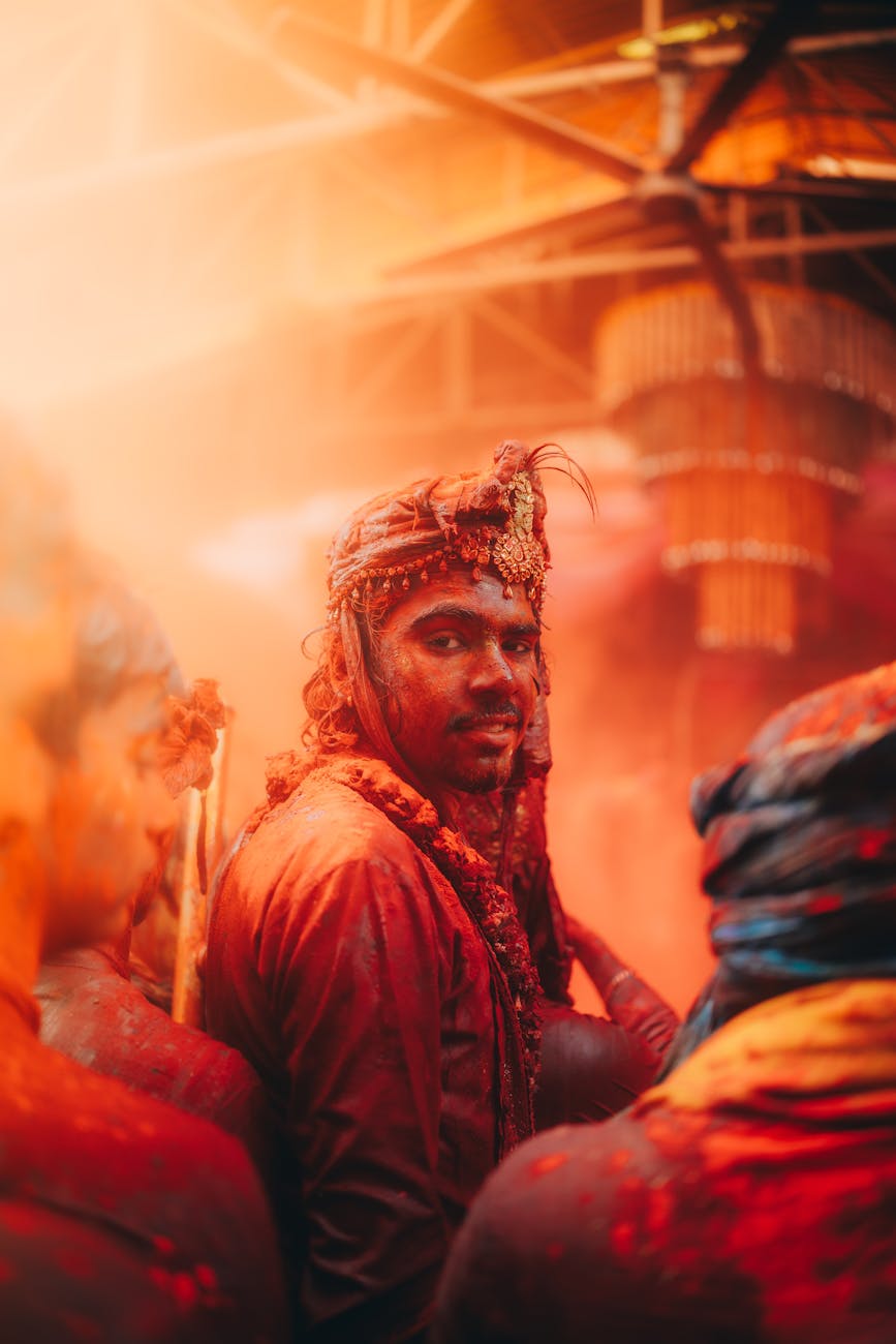 A portrait moment in India