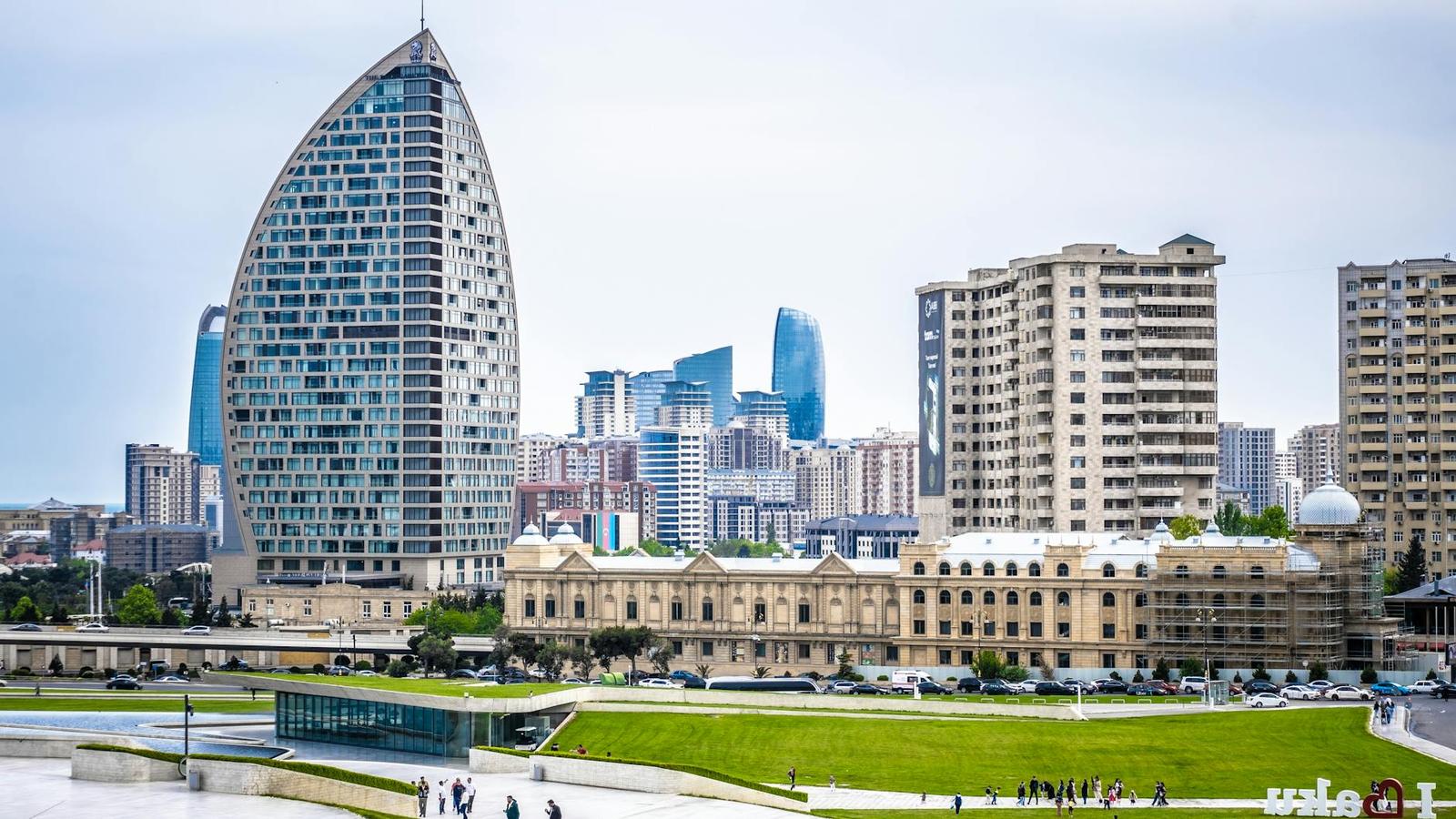 Baku City Tour on day 2, Azerbaijan + Georgia + Armenia