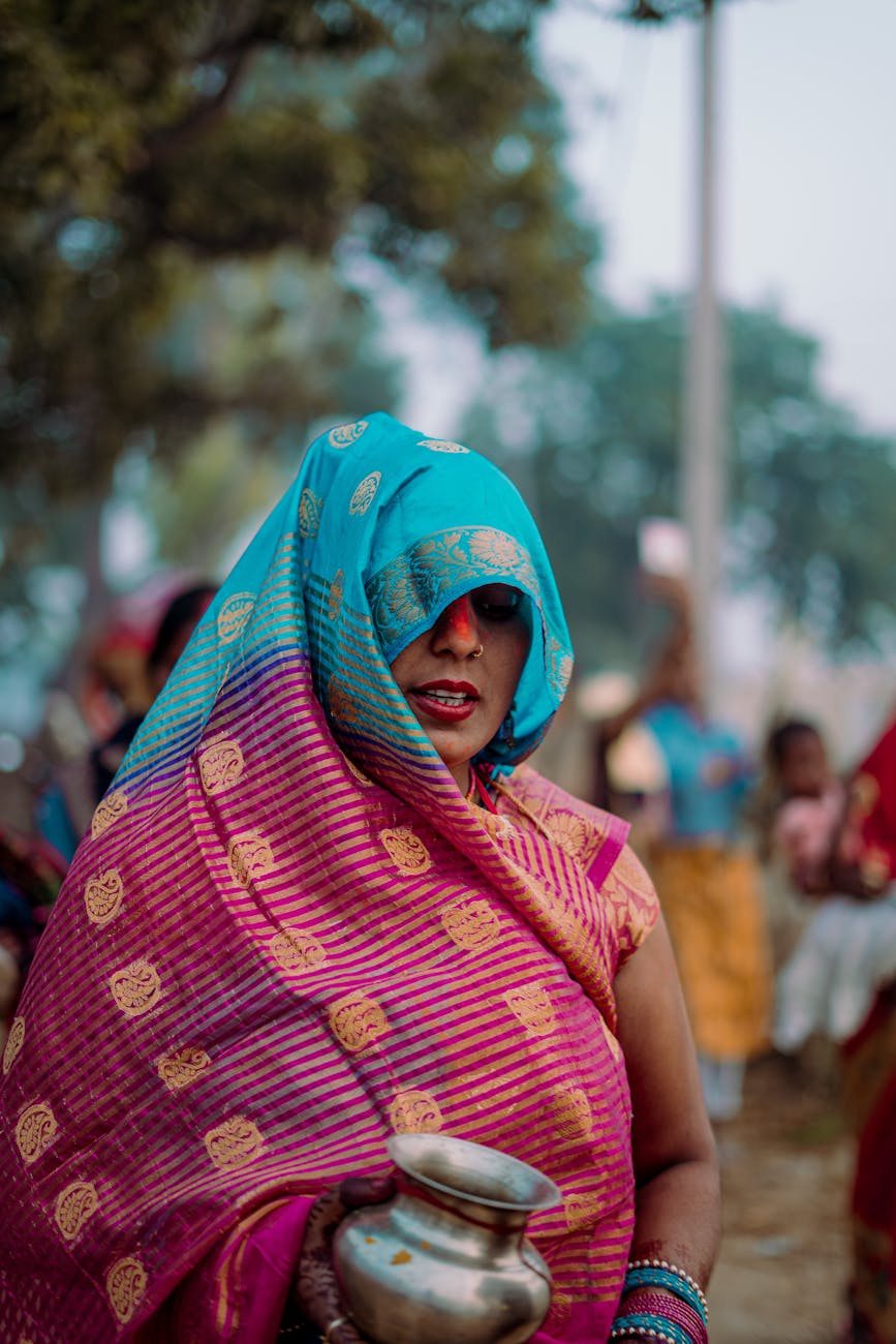A portrait moment in India
